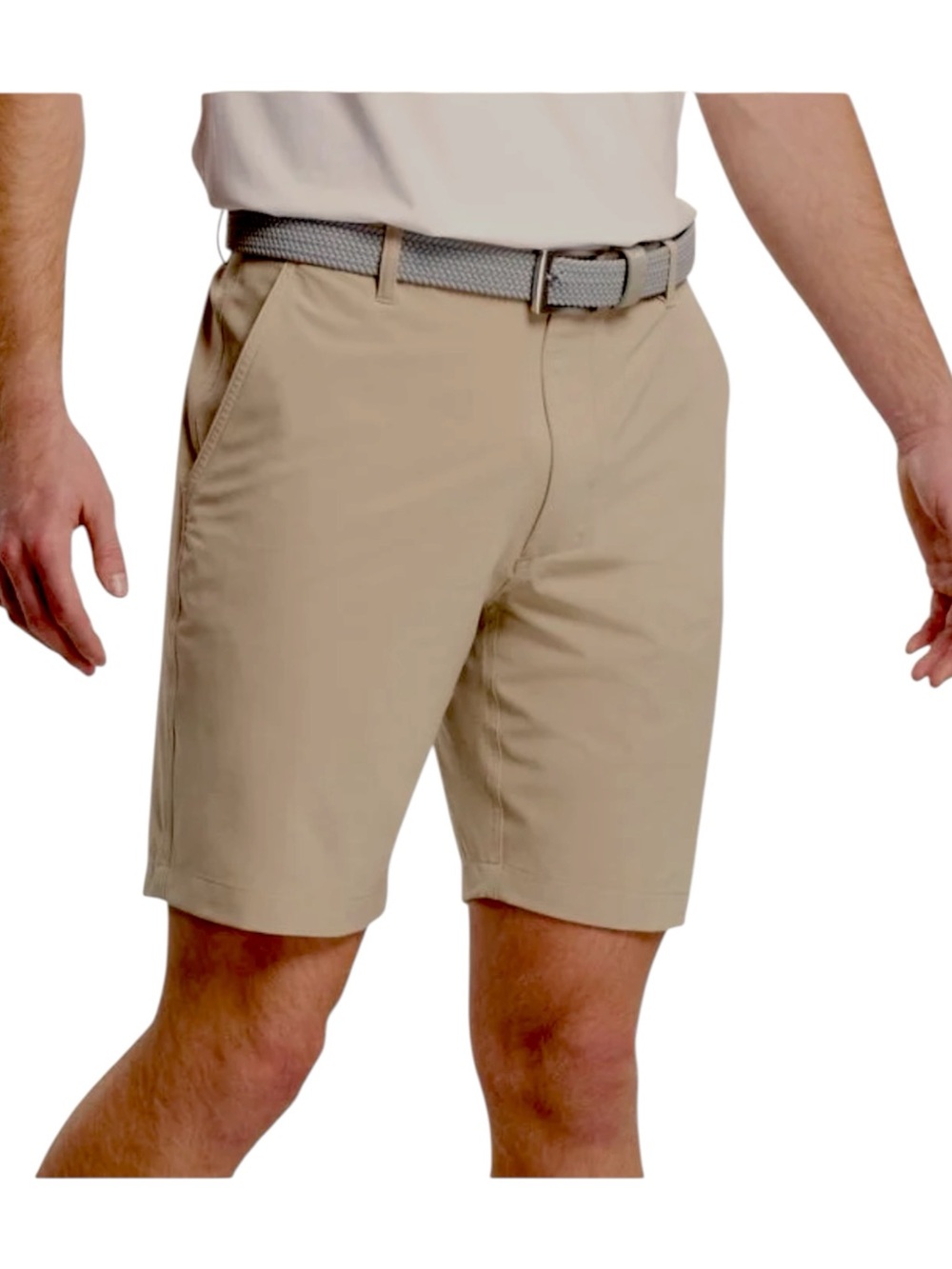 OP Flex 4-Way Stretch (Ocean Pacific)  Men's Classic Performance Shorts - Khaki